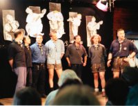 Wir sangen "Willie Taylor" und "Der G�rtner".